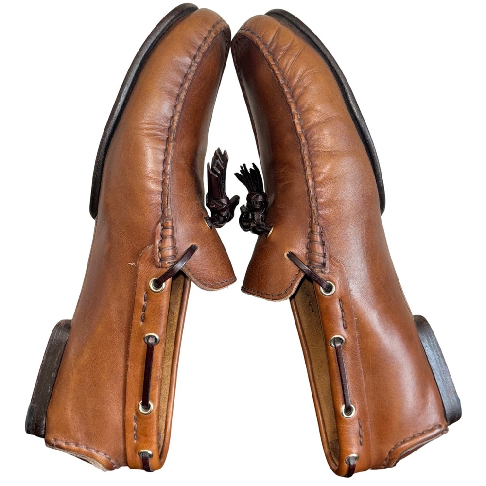 Tom Ford | Italian | Brown Leather Tassled Loafers | 10 US,‎ 9 UK, 43 EU